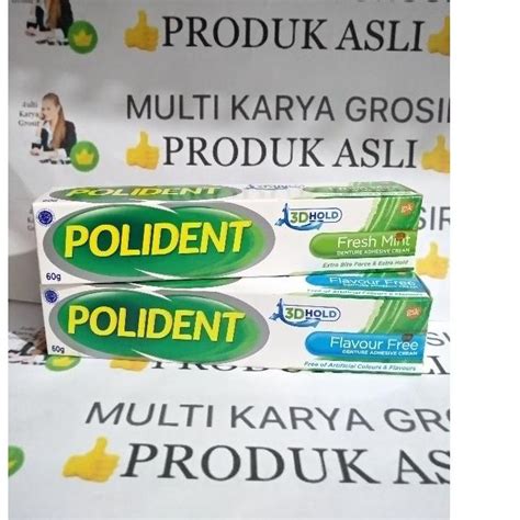 Jual Special Polident Poliden Lem Perekat Gigi Palsu Ukuran Besar 60g