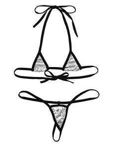 Freebily Sirenetta Costume Da Bagno Donna Sirena Bikini Reggiseno Triangolo Sexy Halter