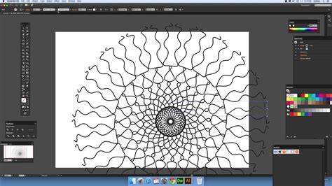 Mirror Symmetry In Illustrator Using Paths Intermediate Tutorial