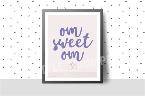 om sweet om prints instant  etsy
