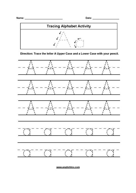 Alphabet Worksheets For First Grade