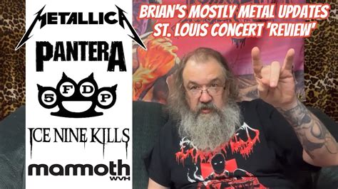 Metallica Concert Review St Louis MO 11 3 11 5 Pantera 5FDP