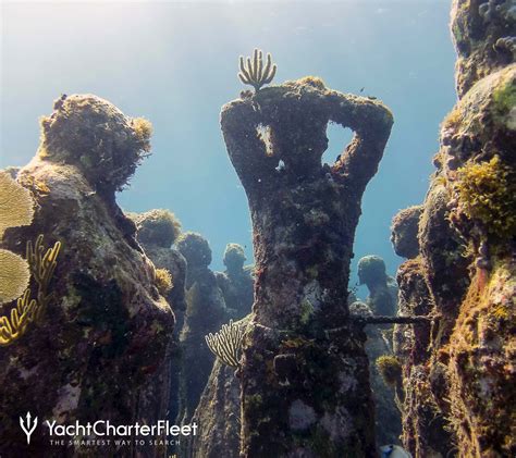 Canc N Underwater Museum Dive Site Mexico Yachtcharterfleet