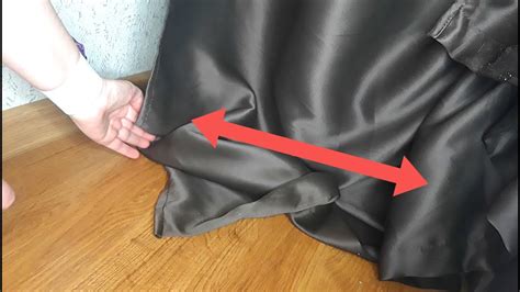 Sewing Trick The Fastest Way To Shorten Curtains In One Seam YouTube