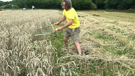 Harvest With Scythe And Wheat Cradle Hophurst Farm Part