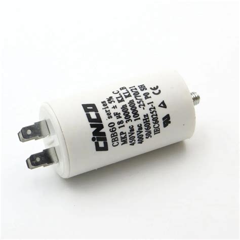 18 UF 400 450 V CBB60 Motor Run Capacitors 4pins SH DB Polypropylene