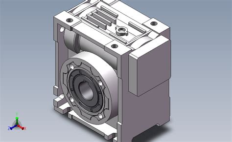 伺服电机及减速机rv涡轮减速机 50 Solidworks 2011模型图纸下载 懒石网