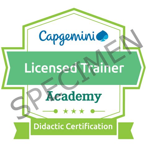 Badges Capgemini Academy