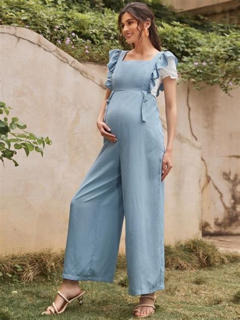 Nó Simples Boho Macacões De Maternidade Shein Brasil Summer Pregnancy Outfits Pregnacy