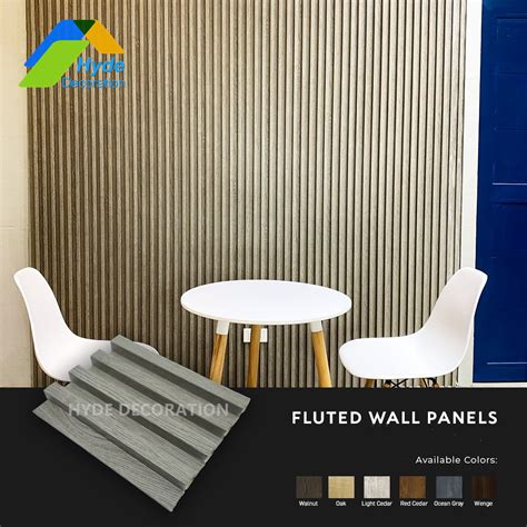 Artificial Marble And Wooden Grain Color Wpc Fluted Panel Malaysia Drop Ceiling Panels For