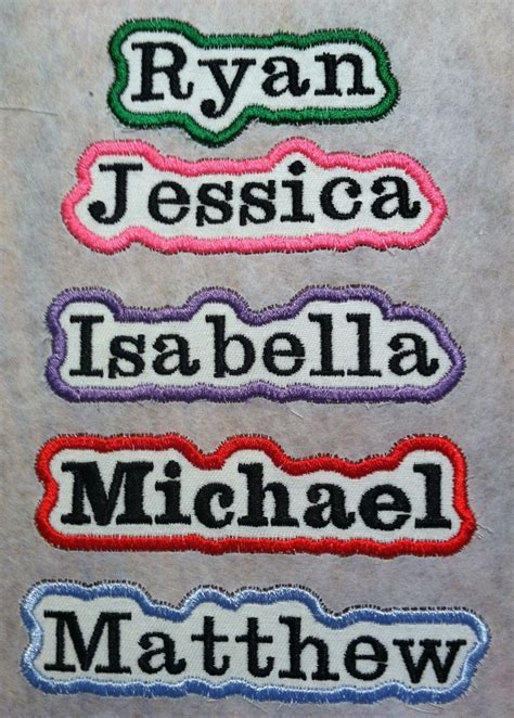 personalized embroidered iron   patch