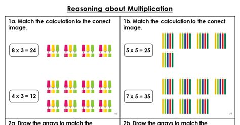 Reasoning About Multiplication Varied Fluency Classroom Secrets Classroom Secrets