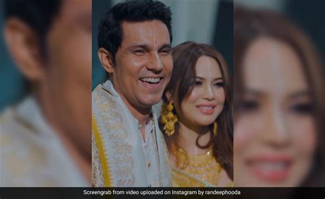 Lin Laishram And Randeep Hooda Share Wedding Video: "Thank You For All ...