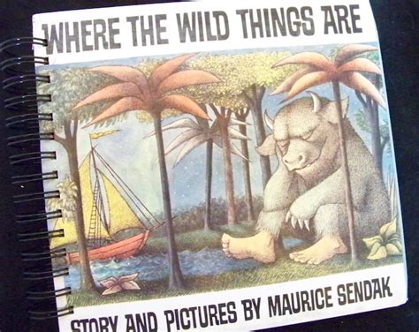 Where the Wild Things Are Recycled Book Journal - Etsy