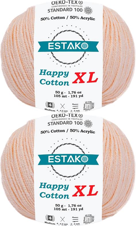 Amazon Estako Happy Cotton Xl Skeins Pack Cotton