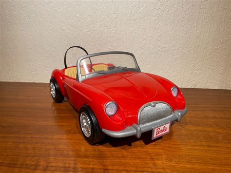 Barbie Mobile / Vintage 1990 Toy /BARBIE Doll Car 14 36 Cm. / Red