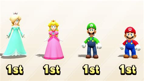 Mario Party The Top 100 Minigames Rosalina Vs Peach Vs Luigi Vs