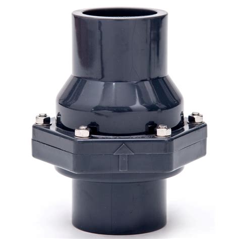 High Quality Pvc Wafer Type Swing Disc Check Valve Upvc Flange Sewage