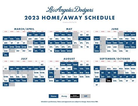 Dodgers 2023 Schedule Yankees Come To Dodger Stadium In Early June ...