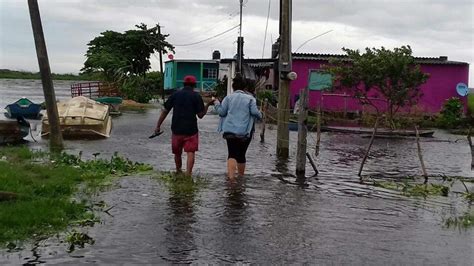 Reportan En Cinco Municipios De Veracruz Inundaciones