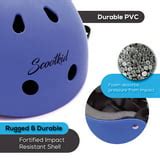 Hurtle HURHLB45 ScootKid Children's Safety Bike Helmet (Blue) - Walmart.com