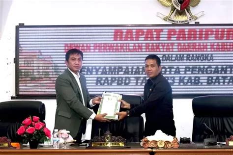 Paripurna DPRD Penyampaian KUA PPAS RAPBD Pemkab Batang Hari Tahun