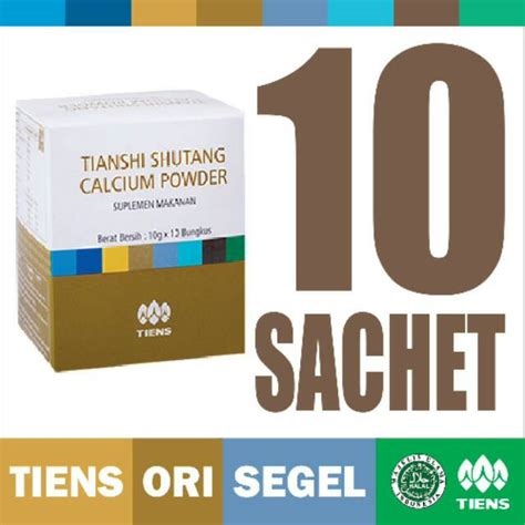 Jual Tiens Tianshi Shutang Calcium Powder Isi 10 Sachet Kalsium