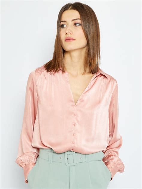 Camicia Raso Rosa Atelier Yuwa Ciao Jp