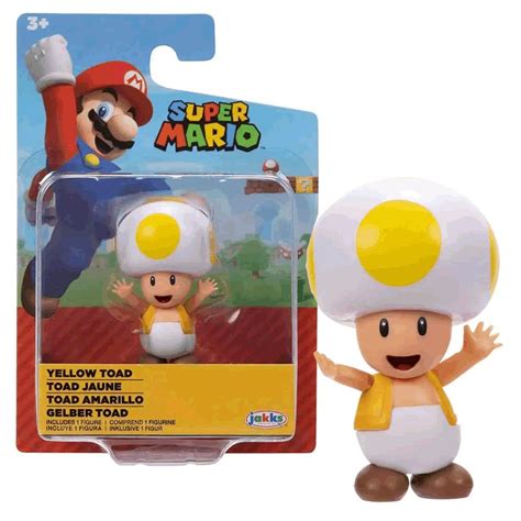 Mini Figura Super Mario O Filme Toad Amarelo Candide 3001 Shopee Brasil