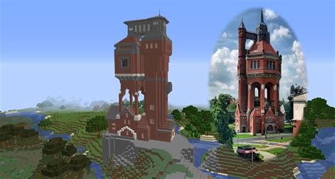 Minecraft Medieval Water Tower