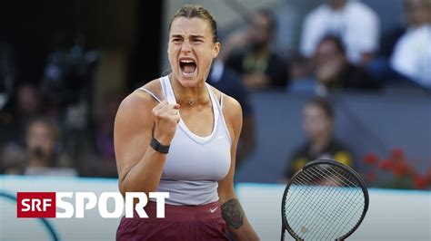 In Form Vor Den French Open Triumph Im Madrid Final Sabalenka Sagt