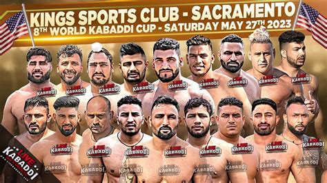 LIVE KABADDI 2023 - USA Kabaddi Kings Sports Cup Sacramento - Live Kabaddi