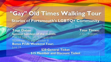 LGBTQ History Walking Tour Portsmouth Historical Society