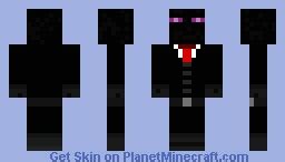 EnderMan in Tuxedo!?! Minecraft Skin