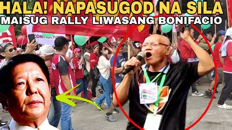 URBAN POOR NAPASUGOD SA MAISUG RALLY NAG LABAS NG GALIT SA GOBYERNO