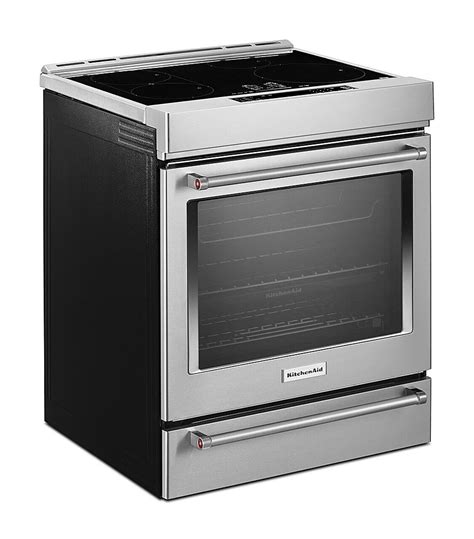 Best Buy Kitchenaid 71 Cu Ft Self Cleaning Slide In Electric Induction Convection Range