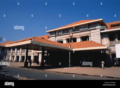 Pune railway station ; Maharashtra ; India Stock Photo - Alamy