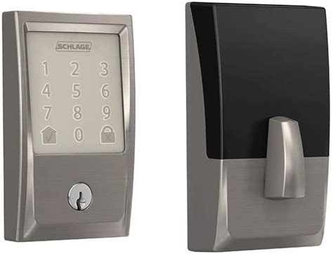 Pre Order Schlage Be489wb Cam 716 Encode Deadbolt Smart Lock Wifi Touchscreen Keypad Aged