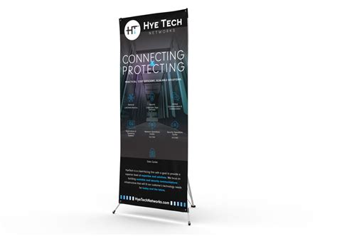 Hye Tech Banner Stand Design Jen Chapman Creative