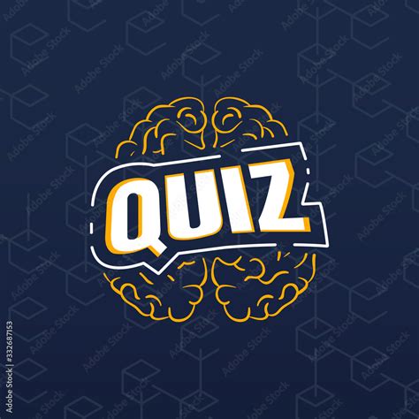 quiz logo and icon vector Isolated image Stock Vector | Adobe Stock