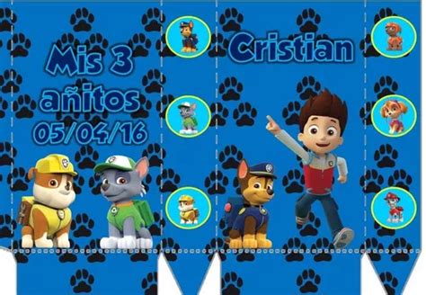 42 Bolsitas Golosineras Cordon Paw Patrol Patrulla Canina En Venta En