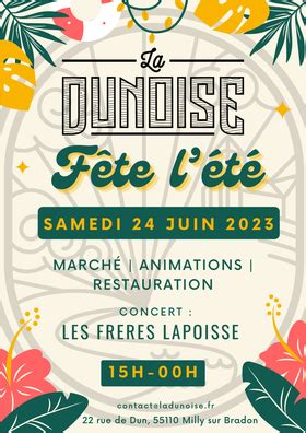 La dunoise fête l été le samedi 24 juin