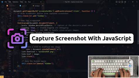 ASMR Programming Take Screenshot Using JavaScript No Talking YouTube