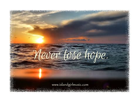 Never Lose Hope | IslandGirlMusic