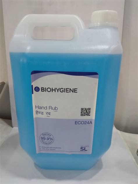 Biohygiene Liquid Hand Rub 5 Litre At Rs 630 In Dehradun ID