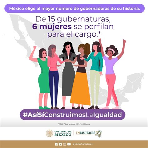 Inmujeres México on Twitter El pasado 6DeJunio la ciudadanía eligió