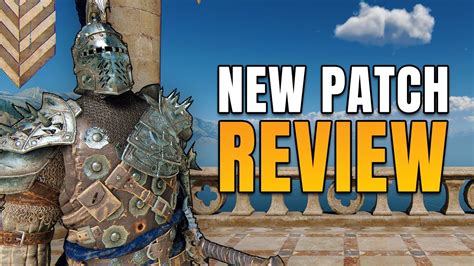 For Honor NEW Patch Review Y7S2 YouTube