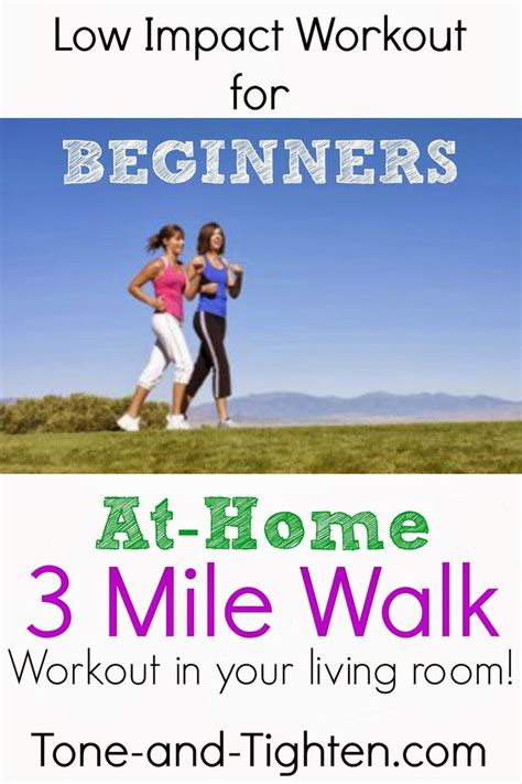 Low Impact Beginner Workout 3 Mile Walk At Home Video Workout