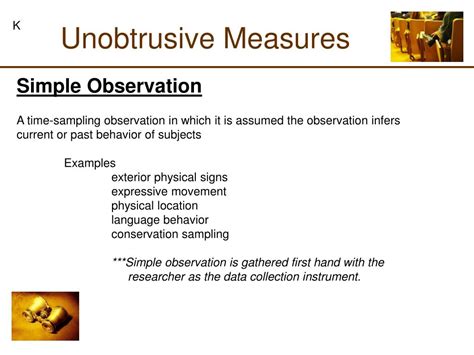 Ppt Unobtrusive Measures Powerpoint Presentation Free Download Id