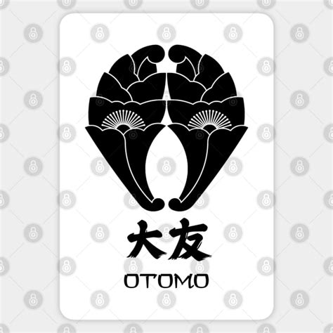 Otomo Clan Kamon - Samurai - Sticker | TeePublic